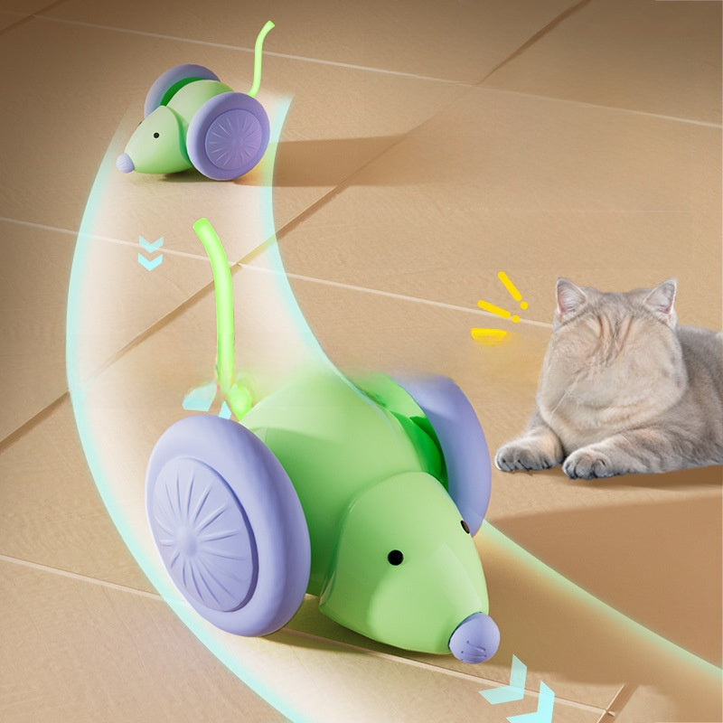 Interactive Pet Toy Ball with Adjustable Speeds