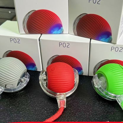 Interactive Pet Toy Ball with Adjustable Speeds